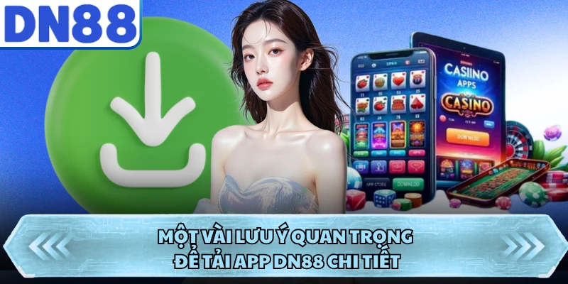 Một vài lưu ý quan trọng để tải app DN88 chi tiết